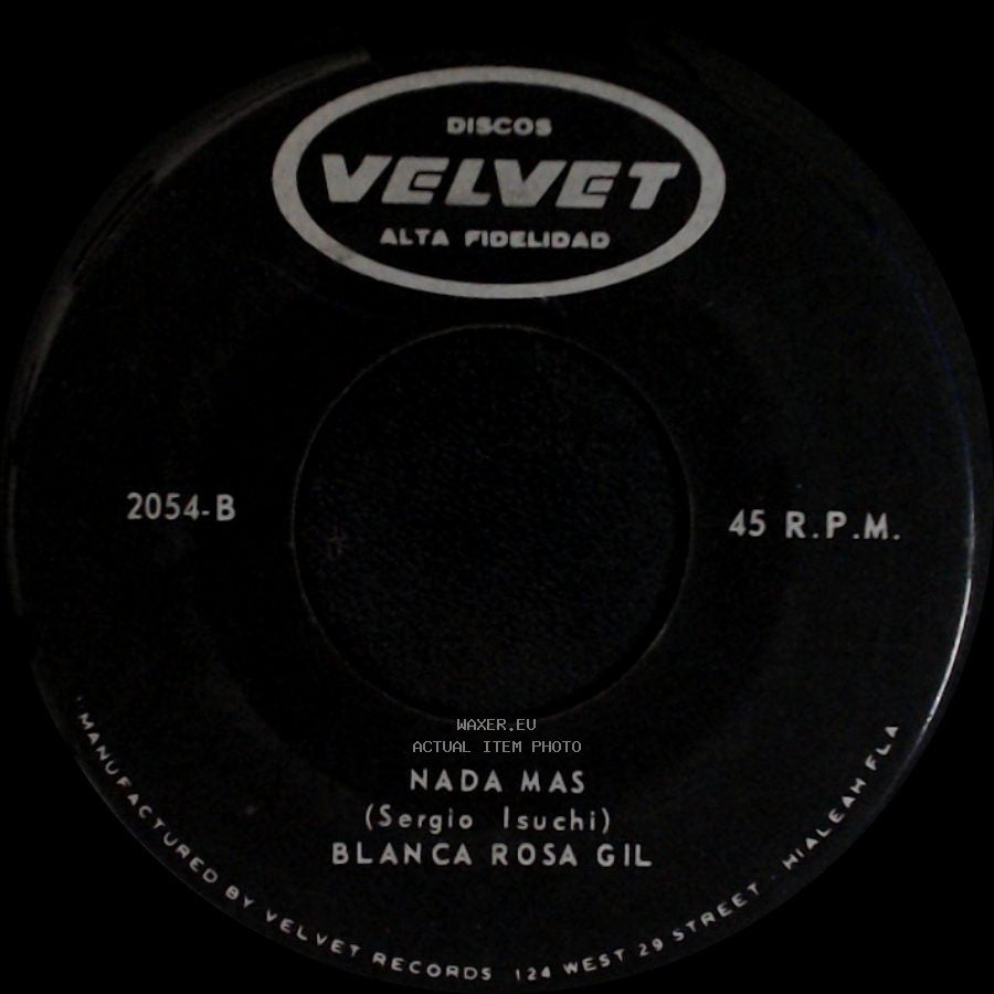 Blanca Rosa Gil - Hambre / Nada Mas side B
