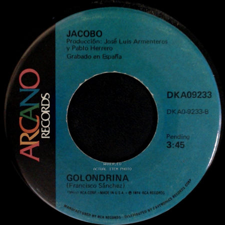 Jacobo - Golondrina / Golondrina side B