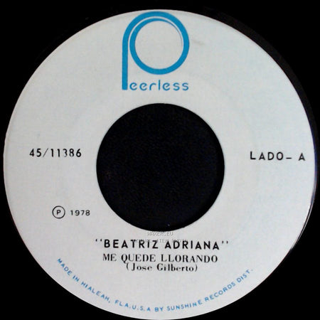 Beatriz Adriana - Vale Sombrilla / Me Quede Llorando side B
