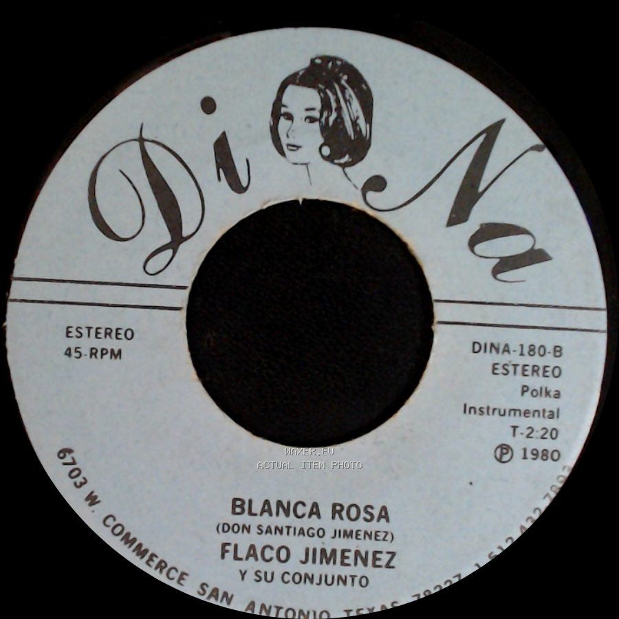 Flaco Jimenez Y Su Conjunto - El Bolsa Vacia / Blanca Rosa side B
