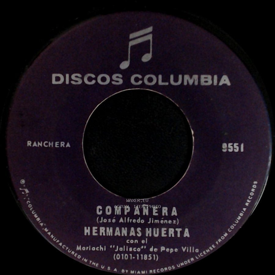 Hermanas Huerta - Amanece En Tus Brazos / Compañera side B