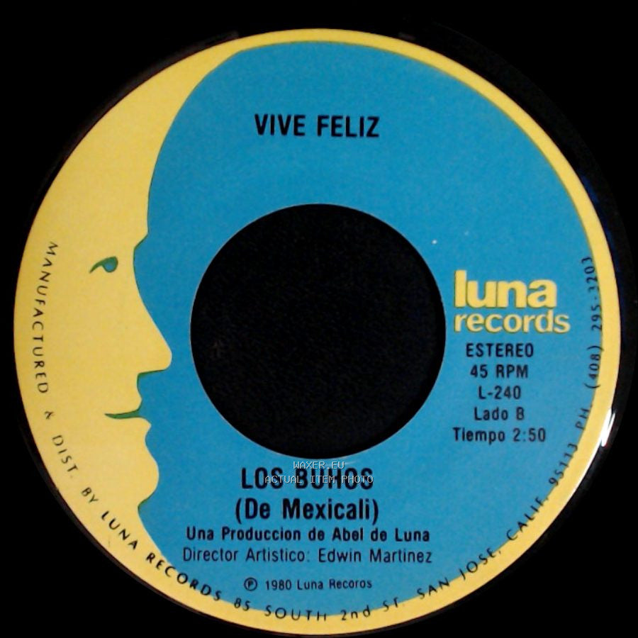 Los Buhos (De Mexicali) / Los Buhos - La Boda Negra / Vive Feliz side B