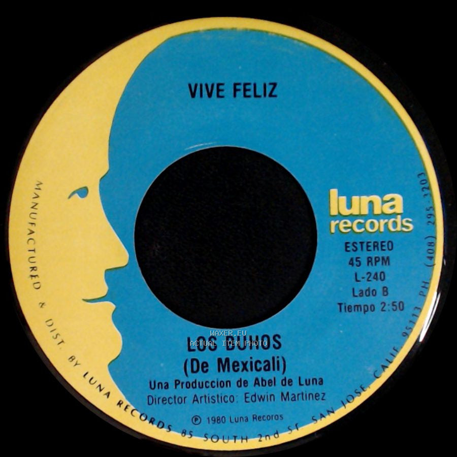 Los Buhos (De Mexicali) / Los Buhos - La Boda Negra / Vive Feliz side B