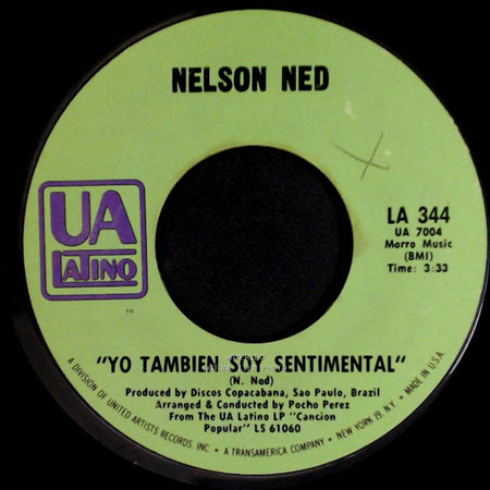 Nelson Ned - El Camerino / Yo Tambien Soy Sentimental side B