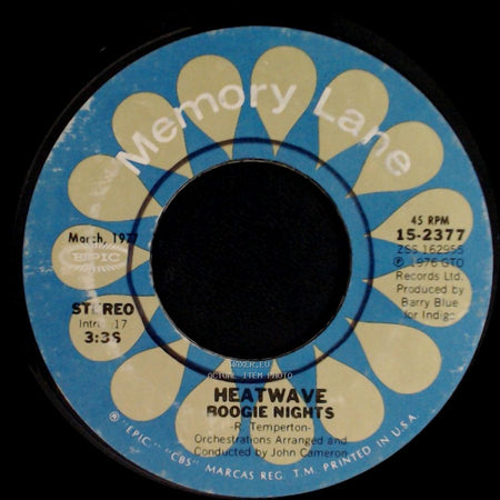 Heatwave - Boogie Nights / Always And Forever side A