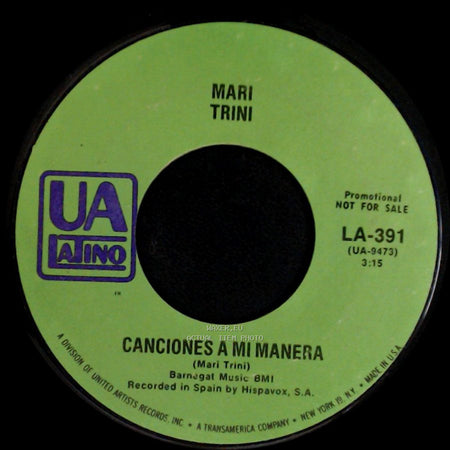 Mari Trini - Canciones A Mi Manera / Yo No Soy Esa side A