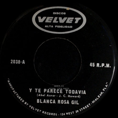 Blanca Rosa Gil - Y Te Parece Todavia / Besos Brujos side A