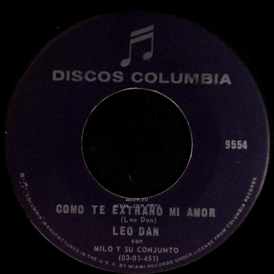 Leo Dan - Nunca Me Impediras Amarte / Como Te Extraño Mi Amor side B