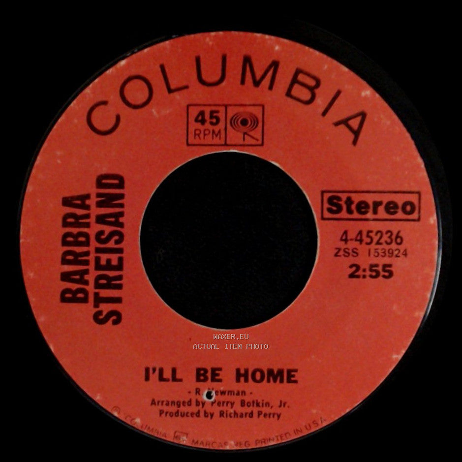 Barbra Streisand - I'll Be Home / Stoney End side A