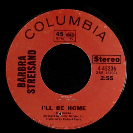 Barbra Streisand - I'll Be Home / Stoney End side A