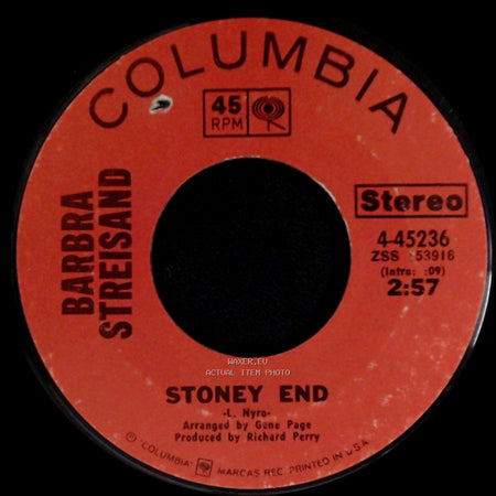 Barbra Streisand - I'll Be Home / Stoney End side B