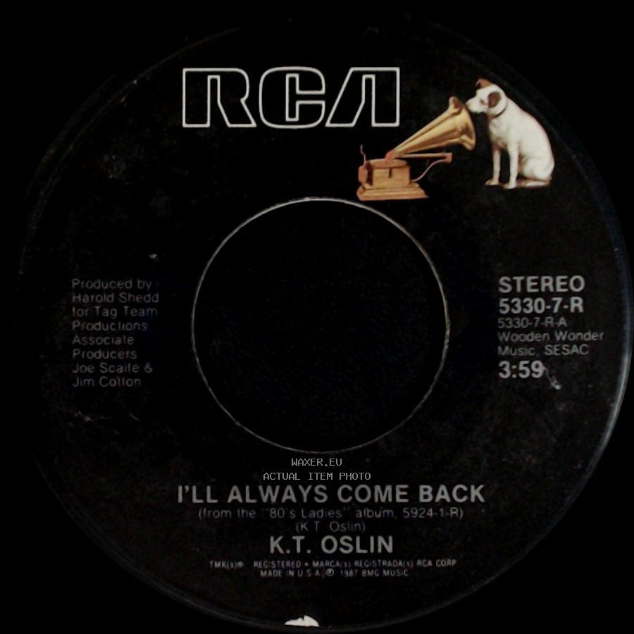 K.T. Oslin - Old Pictures / I'll Always Come Back side B