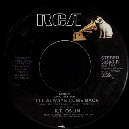 K.T. Oslin - Old Pictures / I'll Always Come Back side B