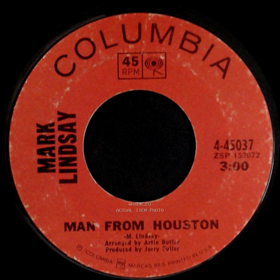 Mark Lindsay - Arizona / Man From Houston side B
