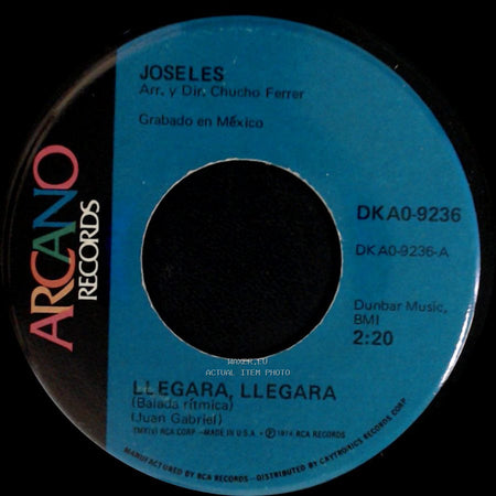 Joses Les - Si Te Vas, Me Quedara Una Pena / Llegara, Llegara side B