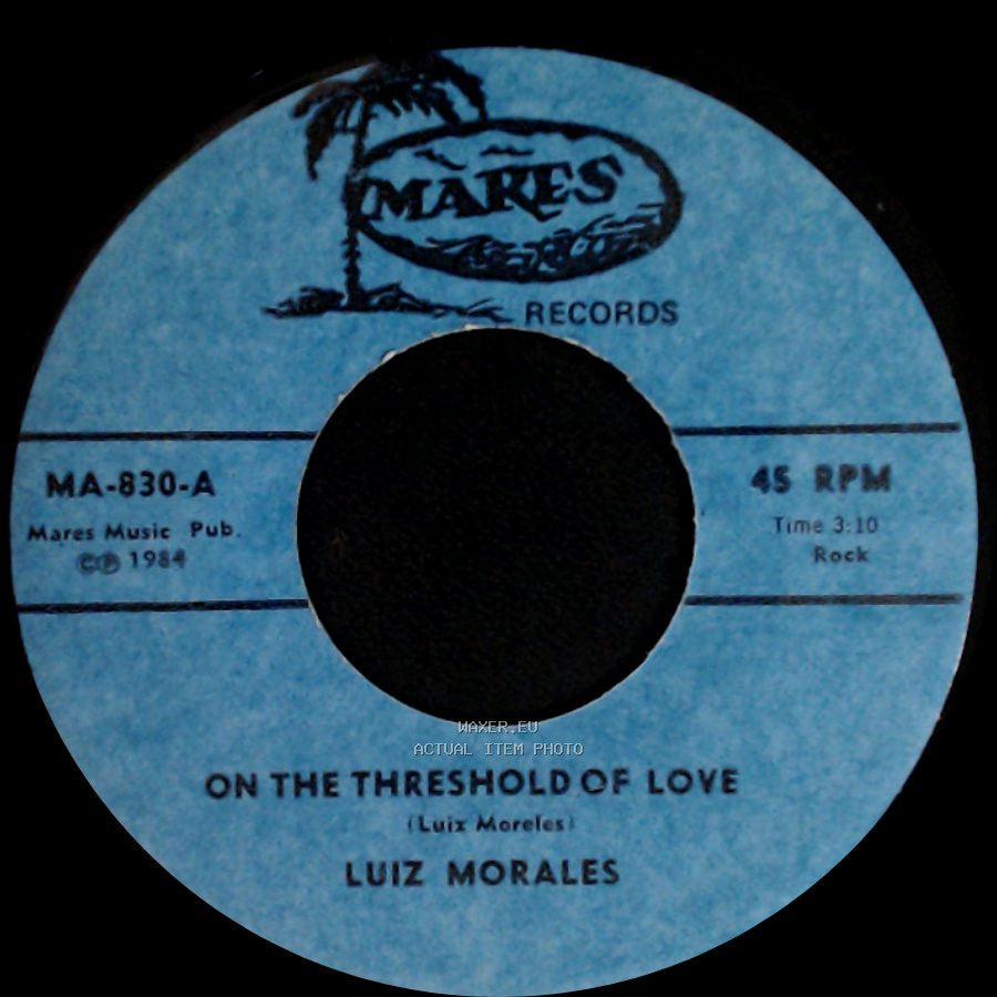Luiz Morales - On The Threshold Of Love / 'til I Loved You side A