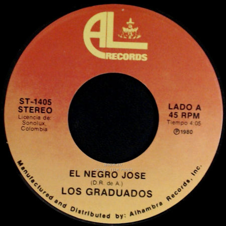 Los Graduados - El Negro Jose / Mi Cumbiambera side A