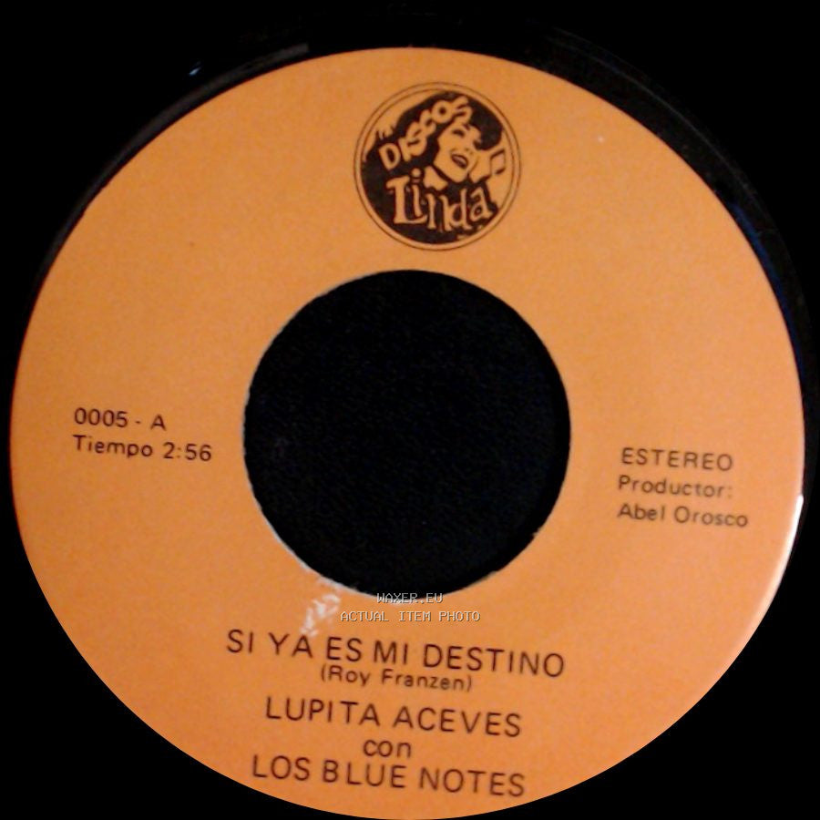 Lupita Aceves Con Los Blue Notes - Si Ya Es Mi Destino / Te Pido side A