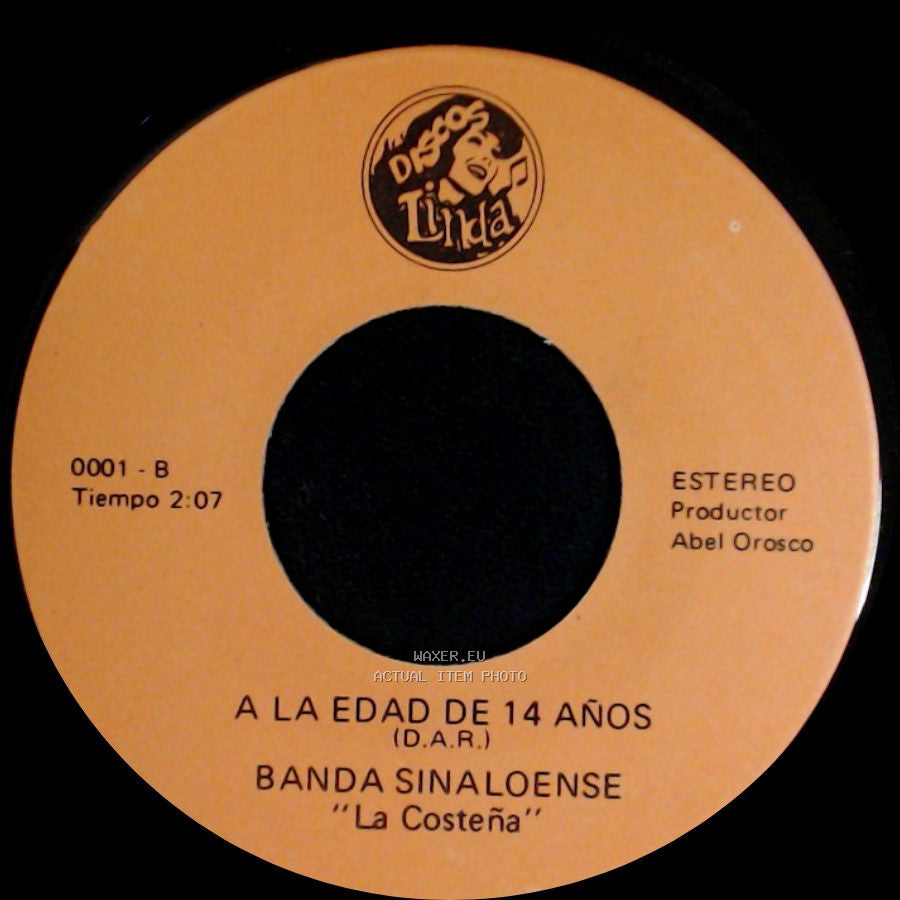Banda Sinaloense "La Costeña" - Contrabando Y Traicion / A La Edad De 14 Años side B