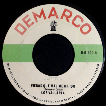 Los Vallarta - Adios Felipa / Vieras Que Mal Me Ha Ido side B