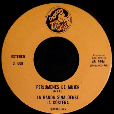 La Banda Sinaloense La Costeña - Perjumenes De Mujer / El Pescador side A