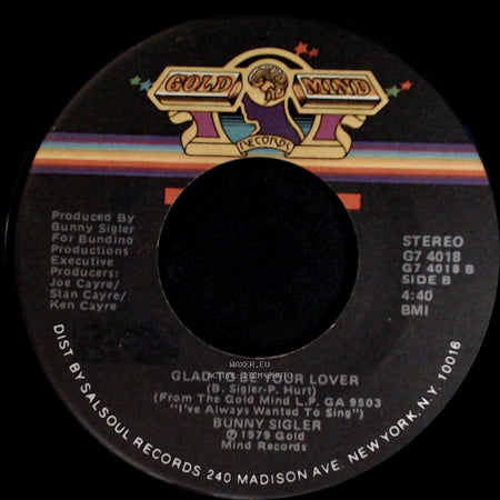 Bunny Sigler - By The Way You Dance (I Knew It Was You) / Glad To Be Your Lover side B