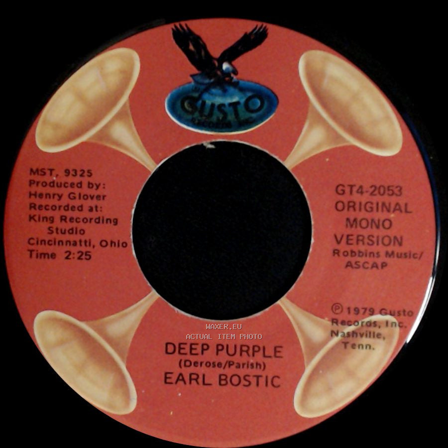 Earl Bostic - Smoke Rings / Deep Purple side B