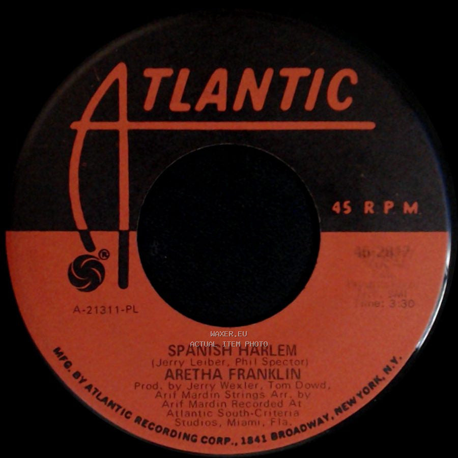 Aretha Franklin - Spanish Harlem / Lean On Me side A