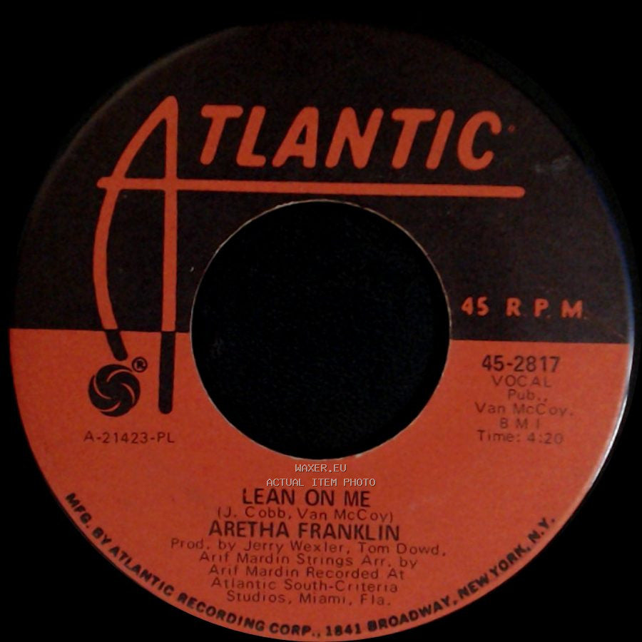 Aretha Franklin - Spanish Harlem / Lean On Me side B