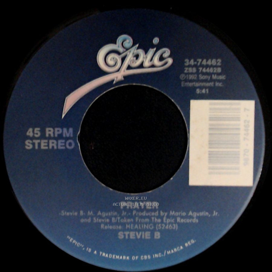 Stevie B - Prayer / Prayer side A