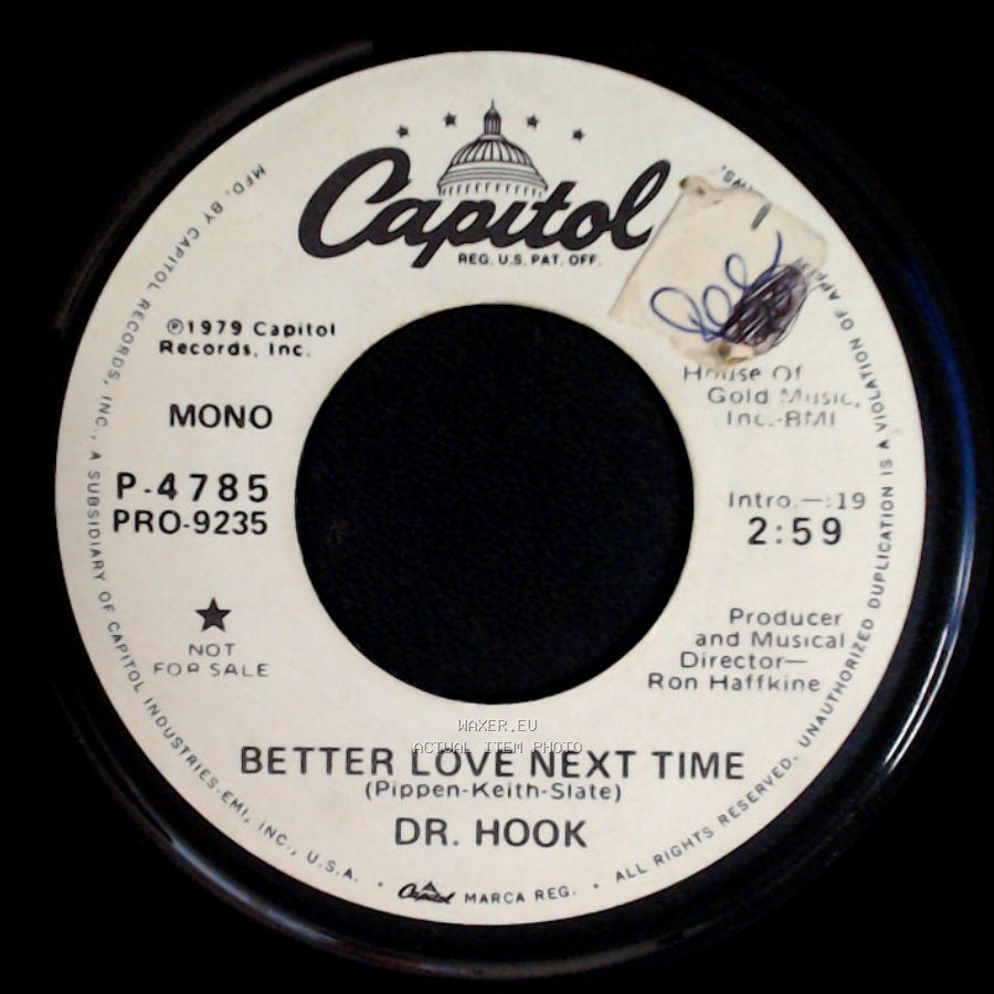 Dr. Hook - Better Love Next Time / Better Love Next Time side A