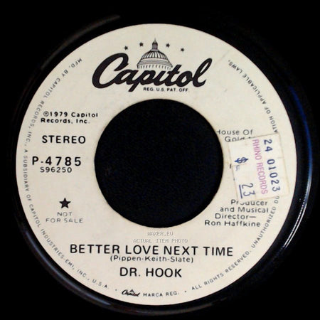 Dr. Hook - Better Love Next Time / Better Love Next Time side B