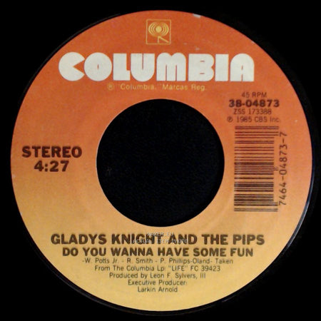 Gladys Knight And The Pips - Do You Wanna Have Some Fun / Keep Givin' Me Love side A