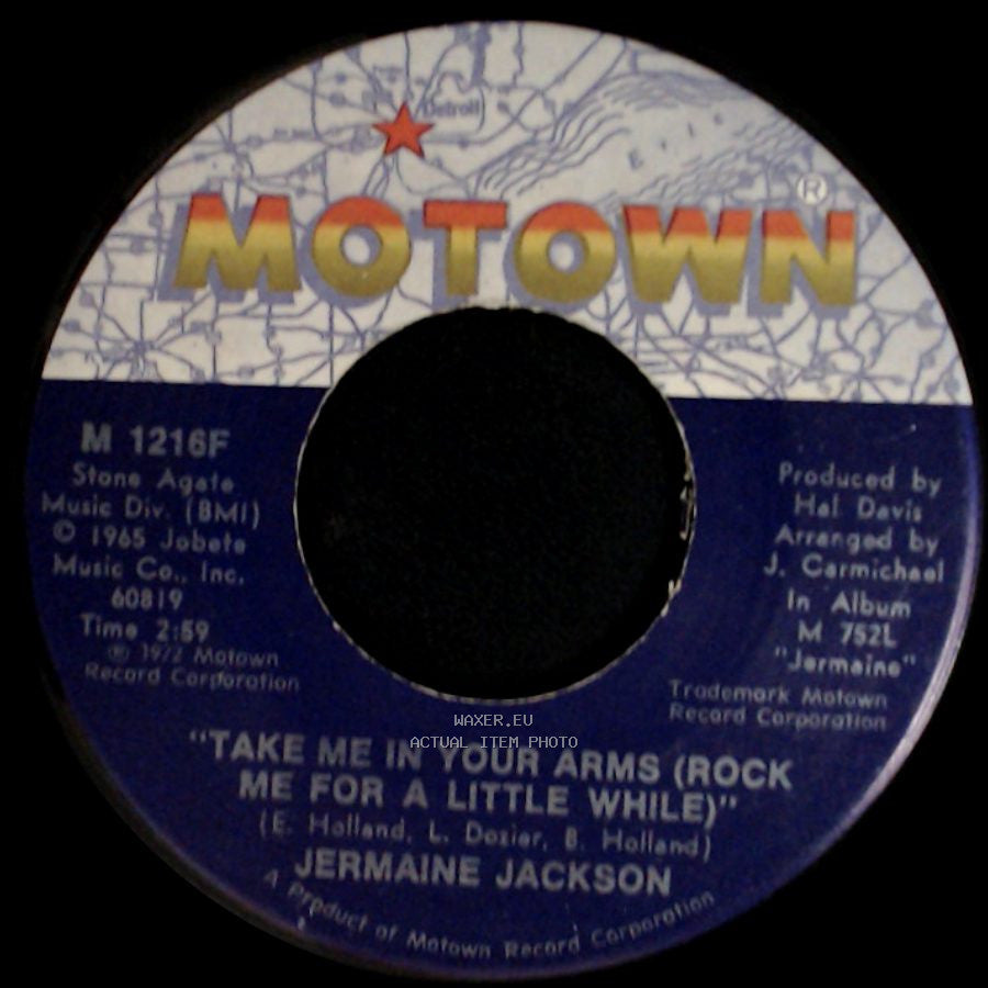 Jermaine Jackson - Daddy's Home / Take Me In Your Arms (Rock Me For A Little While) side B