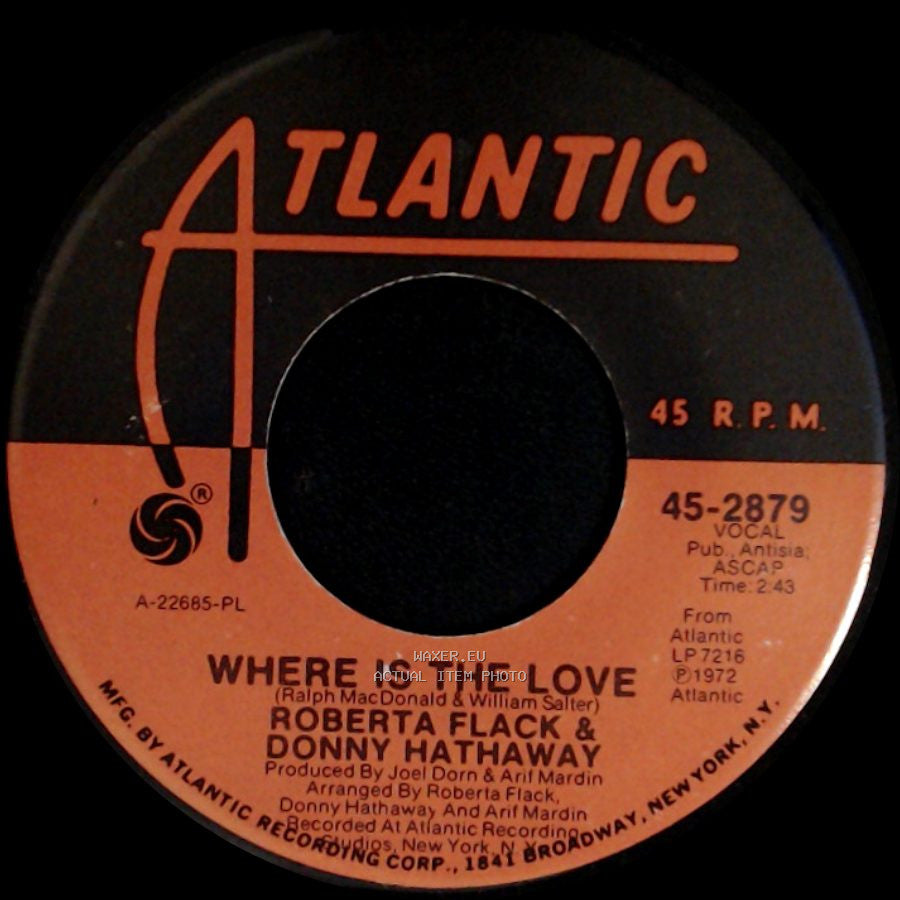 Roberta Flack & Donny Hathaway - Mood / Where Is The Love side B
