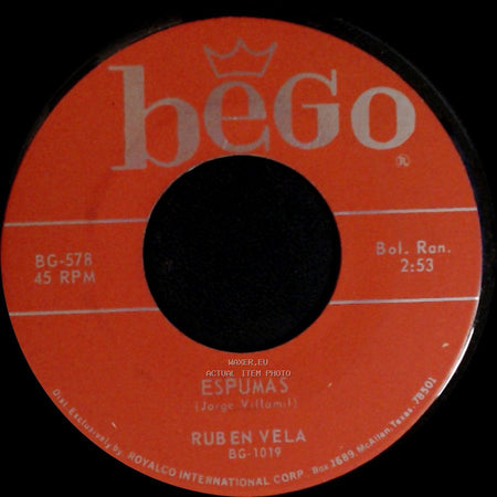 Ruben Vela - El Conejito / Espumas side B