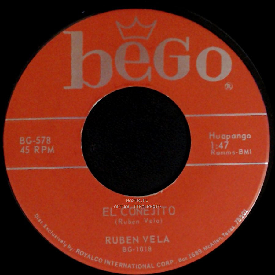 Ruben Vela - El Conejito / Espumas side A