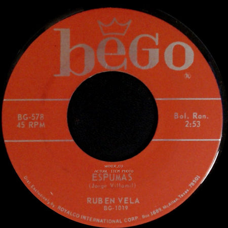Ruben Vela - Espumas / El Conejito side A