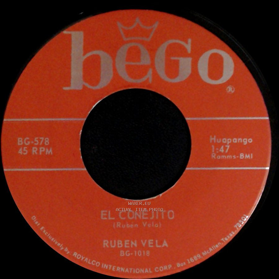 Ruben Vela - El Conejito / Espumas side A
