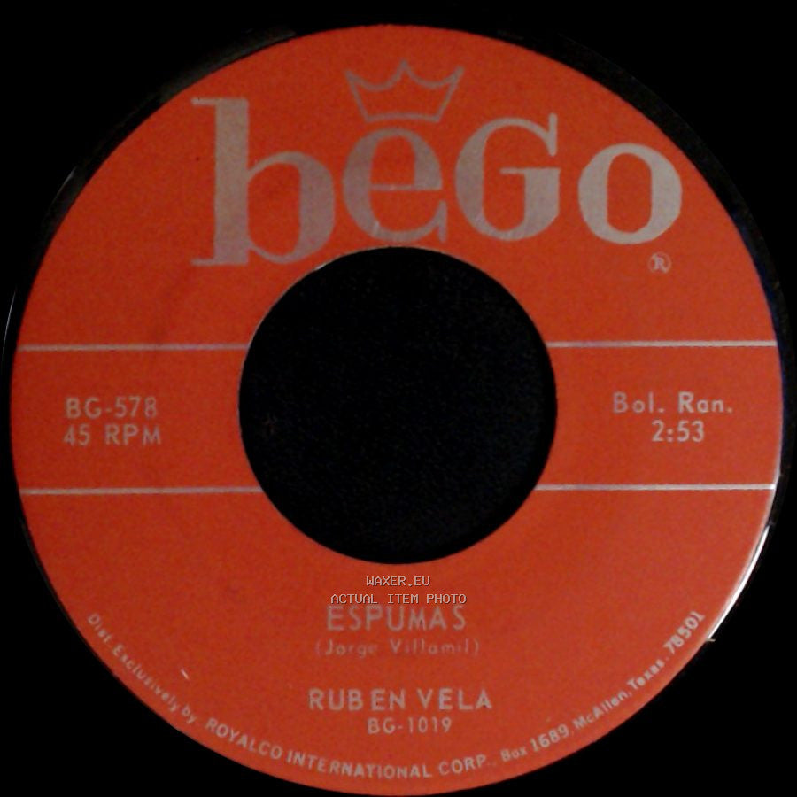 Ruben Vela - El Conejito / Espumas side B