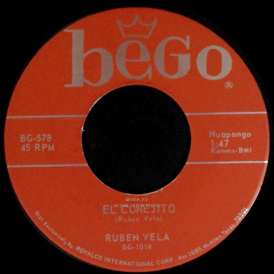 Ruben Vela - El Conejito / Espumas side A