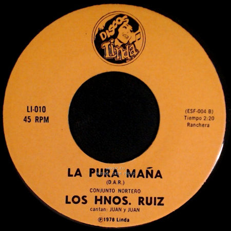 Los Hnos. Ruiz - La Boda / La Pura Maña side B