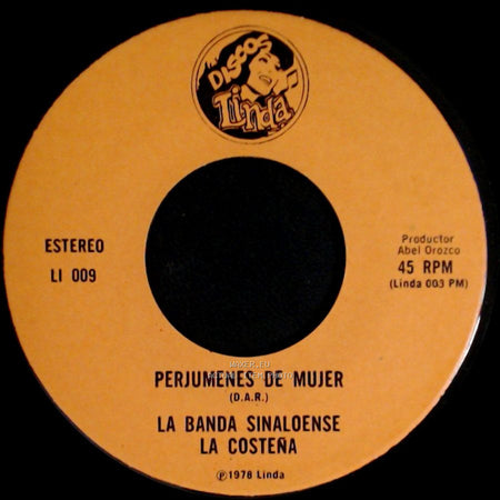 La Banda Sinaloense La Costeña - Perjumenes De Mujer / El Pescador side B