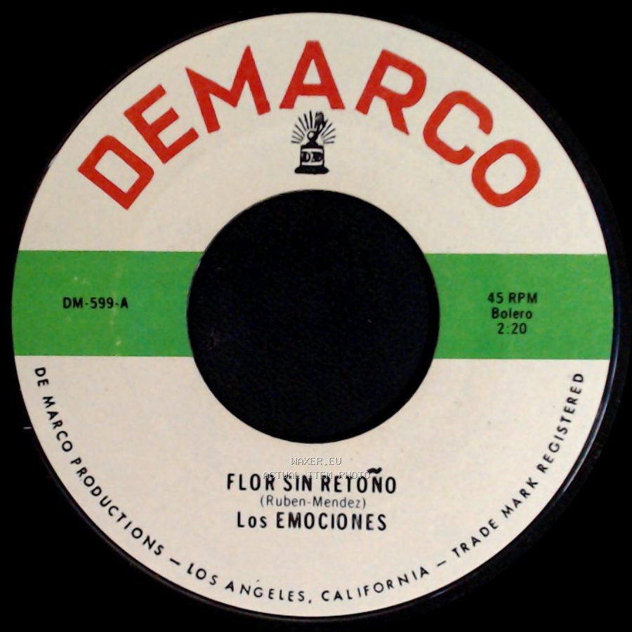 Los Emociones - Flor Sin Retono / No Quiero Verte side A