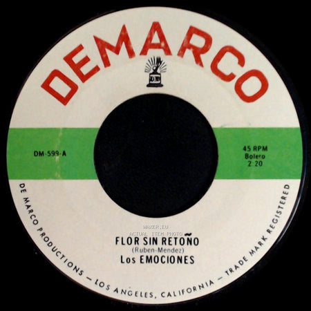 Los Emociones - Flor Sin Retoño / No Quiero Verte side A