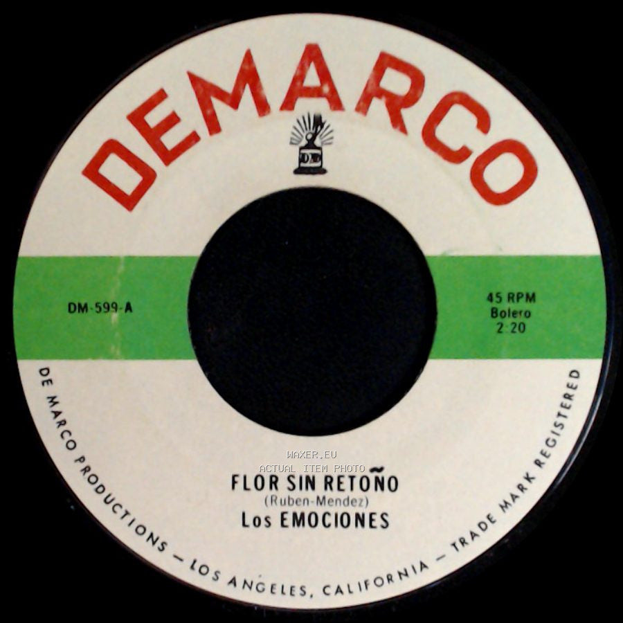 Los Emociones - Flor Sin Retoño / No Quiero Verte side A