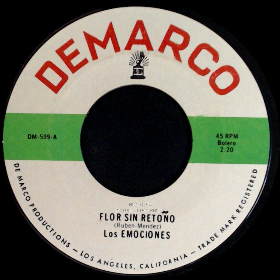 Los Emociones - Flor Sin Retoño / No Quiero Verte side A
