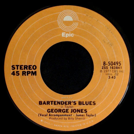 George Jones - Bartender's Blues / Rest In Peace side A