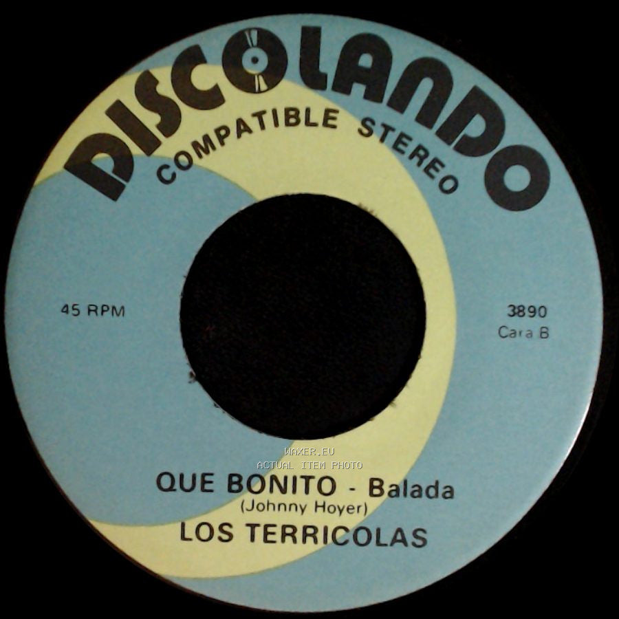 Los Terricolas - Lo Han Visto Con Otra - Tango / Que Bonito - Balada side B