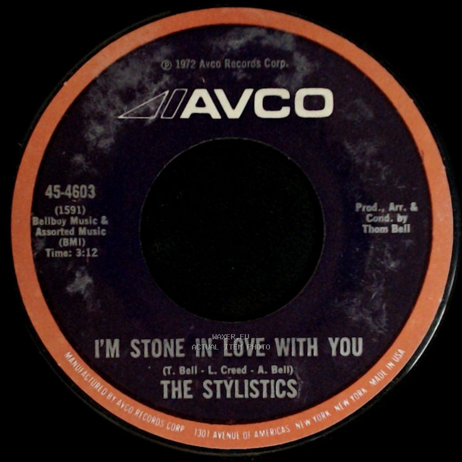 The Stylistics - Make It Last / I'm Stone In Love With You side B